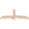 Ekena Millwork Bellingham Smooth Timber Gable Bracket, Douglas Fir, 72"W x 33"H x 5 1/2"D x 5 1/2"F, 11/12 Pitch GBW072X33X0606BEL00SDF - alternate 5